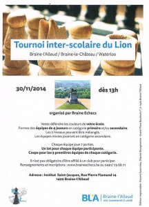 affiche Tournoi Lion