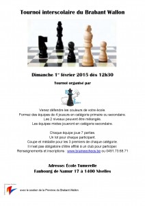 affiche tournoi BW